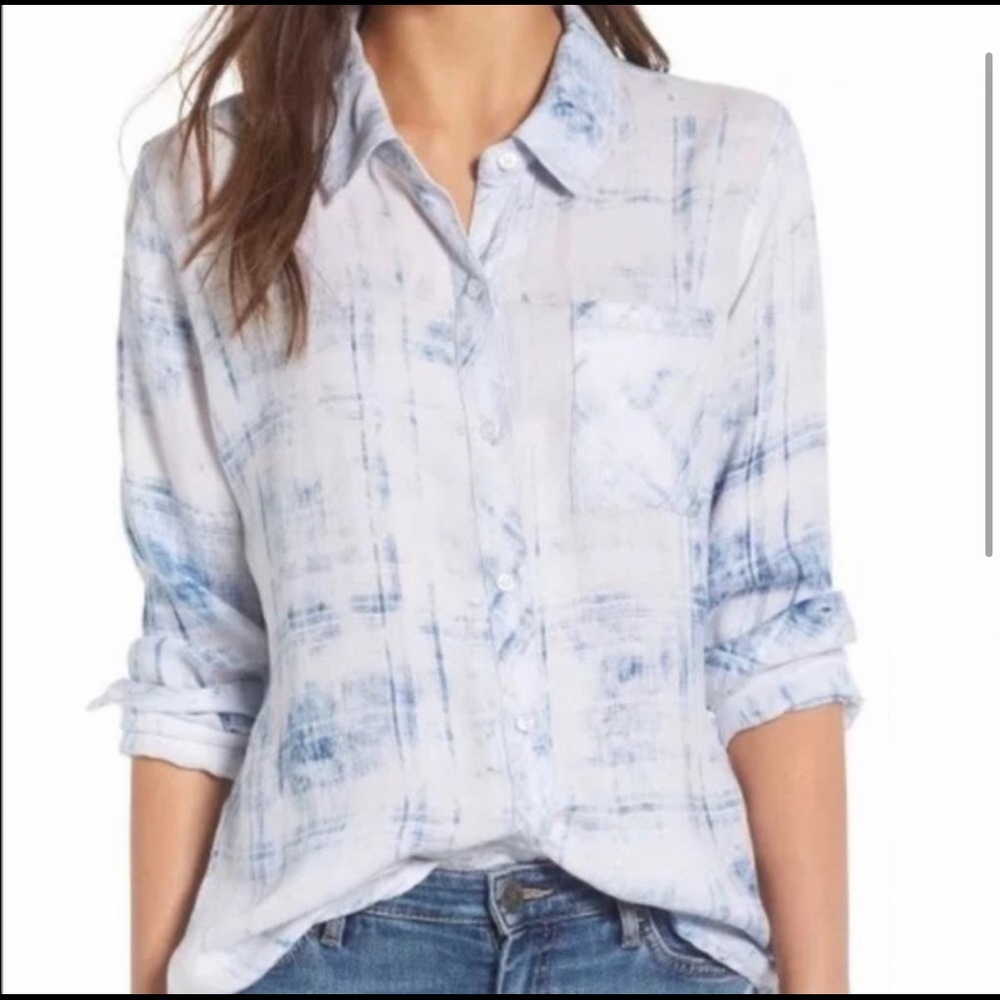 Rails Hunter Cloud wash Flannel top